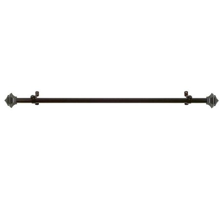 Achim Importing Achim Importing RDJNMH4886 Buono II Decorative Rod And Finial Jordan; 48 x 86 in. RDJNMH4886
